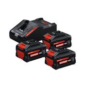 BOSCH, 0615V0005T, EXPERT 18V Starter Set (3x EXBA18V-80 18V 8.0Ah &amp; EXAL18V-160 Charger) - Tool Depot Ireland