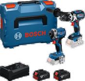 BOSCH, 0615A500A2, 18V H/D GSB 18V-110/GDR18V-215 TWINPACK, 2X5AH - Tool Depot Ireland