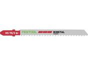 Festool Jigsaw Blade PLASTICS SOLID MATERIAL HS 75/3 x5 image