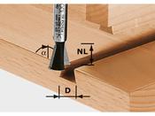 Festool Dovetail Cutter HW S8 D14,3/13,5/15° | Tool Depot