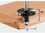 Festool Roundover Cutter HW S8 D38,1/R12,7 KL | Tool Depot