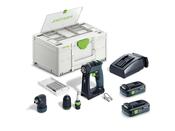 Festool Cordless Drill CXS 18 TBX4,0 I-Set | Tool Depot