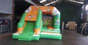15ft X 12ft Ireland Soccer Bouncy Castle With Slide Si51 image