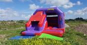 15ft X 12ft Spiderman Castle With Slide Si46 image