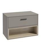 Sonas Malmö 80Cm Countertop Basin Khaki Matt - Matt Black Handle | BMAL80CTKH