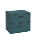 Sonas Finland 60Cm Unit With Countertop Black Handle Matt Ocean Blue | BFIN60CTOB image
