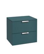 Sonas Stockholm 60Cm Unit With Countertop Chrome Handle Matt Ocean Blue | CWST60CTOB image