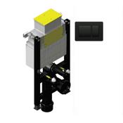 Sonas Small Fastfix Frame Low For Wall Hung Wc-Rectangular-Black | TO64113P45