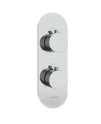 Sonas Alita Round Twin Shower Valve Single Outlet Valve | QRSV21CP