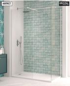 Sonas Aspect 1000Mm Wetroom Panel - Matt White | AWRP1000MW