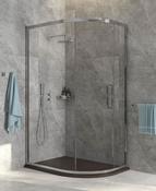 Sonas Aspect 8Mm Single Door Offset Quadrant 1000X800Mm | USE00030