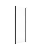Sonas Aspect 8Mm Framed Side Panel 800X2000 Matt Black | USE00060