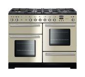 Rangemaster Toledo Plus 110 | Dual Fuel | Ivory | Chrome Trim | TOLP110DFFIV/C image