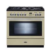 Rangemaster Professional Plus FXP 90 | Dual Fuel | Cream | Chrome Trim | PROP90FXPDFFCR/C