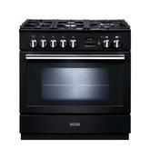 Rangemaster Professional Plus FXP 90 | Dual Fuel | Black | Chrome Trim | PROP90FXPDFFGB/C