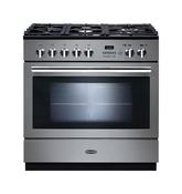Rangemaster Professional Plus FXP 90 | Dual Fuel | Stainless Steel | Chrome Trim | PROP90FXPDFFSS/C