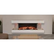 Evonic Bergen Electric Fire Suite | Beige | EVSBSBEBET image