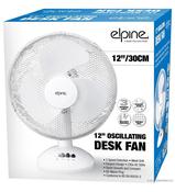 Elpine 3 Speed Oscillating Desk Fan | 12"/30cm | 311036 image
