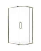 Sonas Aspect Single Door Offset Quadrant 1000X800Mm Shower Door | Brushed Nickel | USE00249