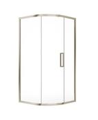 Sonas Aspect Single Door Quadrant 1000Mm Shower Door | Brushed Nickel | USE00248