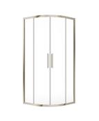 Sonas Aspect Double Door Quadrant 900Mm Shower Door | Brushed Nickel | USE00217