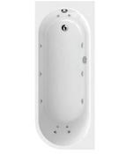 Sonas Arc 1800X800Mm Left Hand Single Ended 12 White Jet Whirlpool Bath &amp; Panel | UBA00081