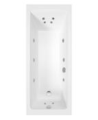 Sonas Cubo 1700X800Mm Single Ended 12 White Jet Whirlpool Bath | UBA00146