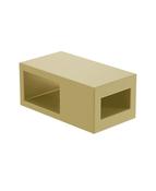 Sonas Mirage T Piece Joiner For Support Bars | Brushed Gold | UWPSP00002