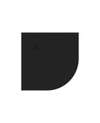 Sonas Slate 1000 Quadrant Black Shower Tray &amp; Waste | NSLQ100BLK image