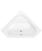 Sonas Concerto 1400Mm Corner 12 White Jet Whirlpool Bath And Panel | UBA00074