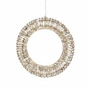 Lumineo Gold Twist Micro LED Wreath | 50cm | 302176 image