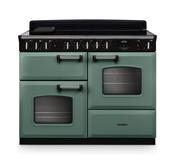 Rangemaster Classic Deluxe Oc 110 Induction Mineral Green with Chrome Trim | CLDLO110EIPMGR/CM1