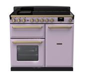 Rangemaster Estel Deluxe 100 | Induction | Heather | Antique Brass Trim | ESDL100EIPHTH/AB1