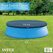 Intex 8 Ft Easy Set Pool Cover  | 128020 image