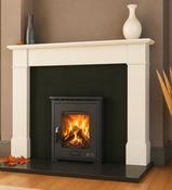 Package Deal: Henley Castlecove 4.6Kw Multi Fuel Stove + Emma Surround Ivory 54" + Granite Hearth 54” + Granite Insert | 10163618 image