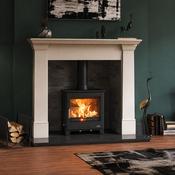 Package Deal: Henley Severn 8Kw Multifuel Stove + Kildare Alpine White Surround 54" + Granite Hearth 54"X18" | 10163615
