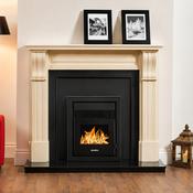 Package Deal: Elcofire Lima 5kW + Dublin 54" Fireplace Ivory + Aspen Plate Insert + Straight Hearth 54x18 | 10176266