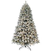 Portland Fir 7 ft Pre-Lit Luxury Tree Frosted Verbier | EB162CPLCP
