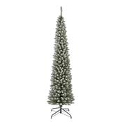 Snowy Pencil Pine Christmas Tree | 2.1m/7ft | 141462