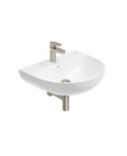 Sonas Horizon Round 55Cm 1 Tap Hole Wash Basin &amp; Bottle Trap | Brushed Nickel | USW0455