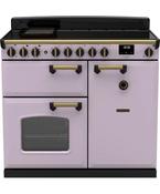 Rangemaster Classic Deluxe 100 Induction Heather with Antique Brass Trim | CLDL100EIPHTH/AB1