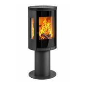 Henley Elipse G5 7.3KW Pedestal Eco Wood Burning Stove | Matt Black | ST461 image