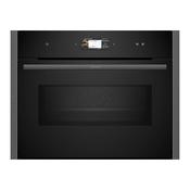 Neff N90 Built-In Compact Oven With Microwave Function | 60 x 45cm | Graphite Grey | C24MS71G0B image
