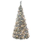 Holly Flock Pop-Up  Christmas Tree | 1.8m/6ft | 301309