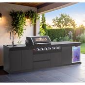 Henley Outdoor Kitchen Stainless Steel Black 3 Parts (Cds-Cf1-B4s) | Black | ZH411BF image