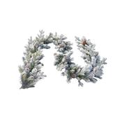 Snowy Dorchester Pine Garland | 270cm/9Ft | 252064 image