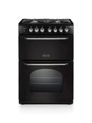 Rangemaster Cooker Classic 60 | Dual Fuel | Black | Chrome Trim | 128080 | CLA60DFFBL/C image