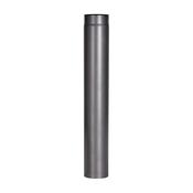 6" 1000mm Flue Pipe Black Enamel | 1M