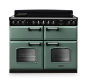Rangemaster Classic Deluxe Bc 110 Induction Mineral Green with Chrome Trim | CLDLB110EIPMGR/CM1