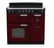 Rangemaster  Classic 90 Induction Bordeaux with Chrome Trim | CL90EIPBOR/CM1